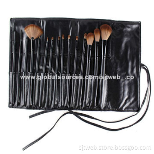 15 Pieces Powder Makeup Brushes Set with 24*12cm Size